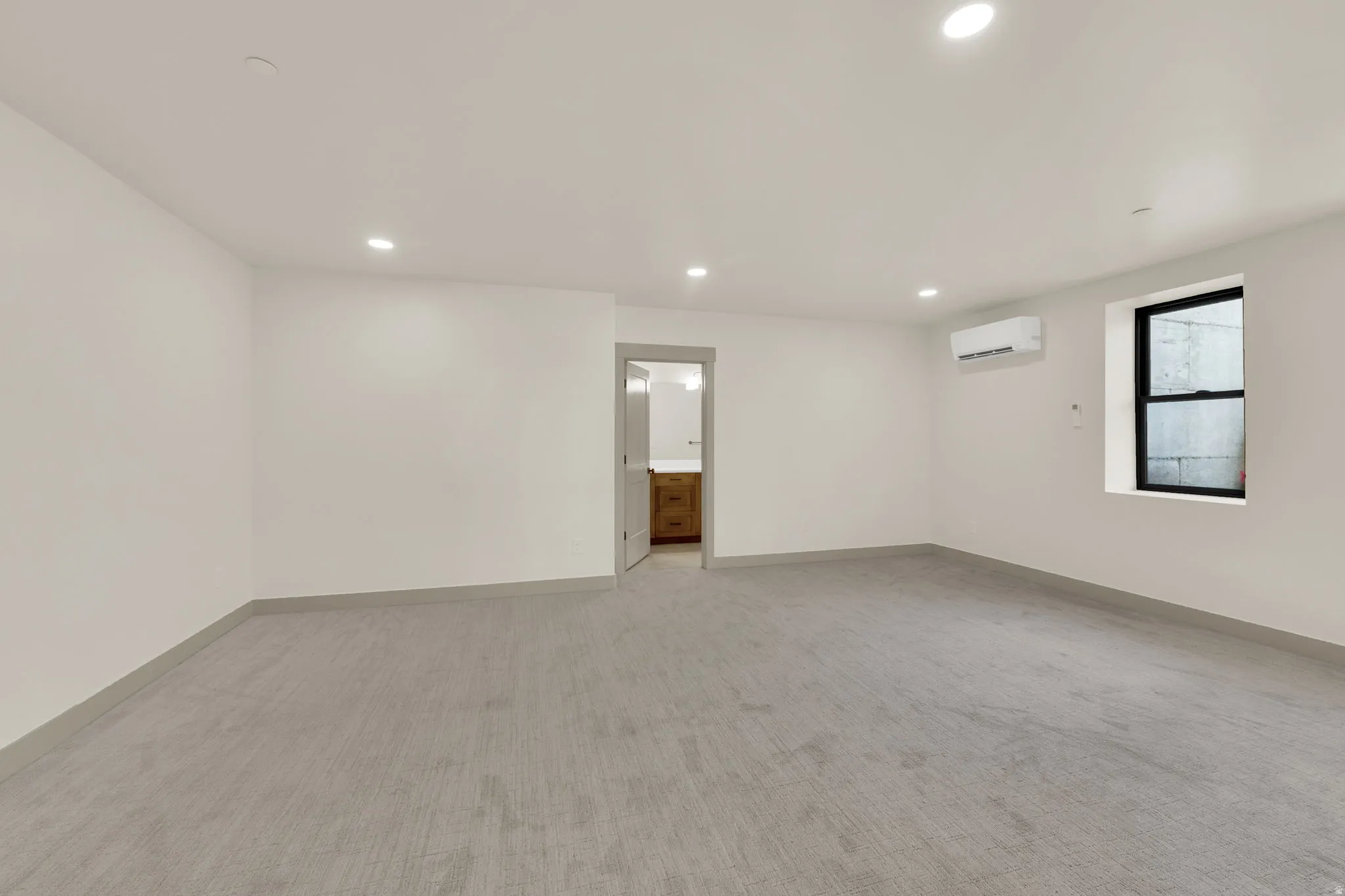 Spacious secondary master in the basement with ensuite bath and walk-in closet