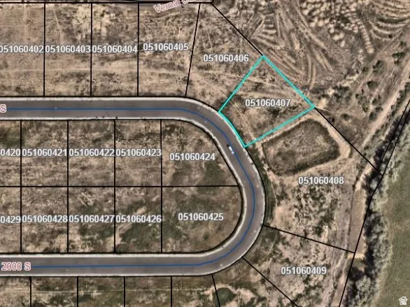 Plat Map. Illustrating property boundaries and parcel identification for the property