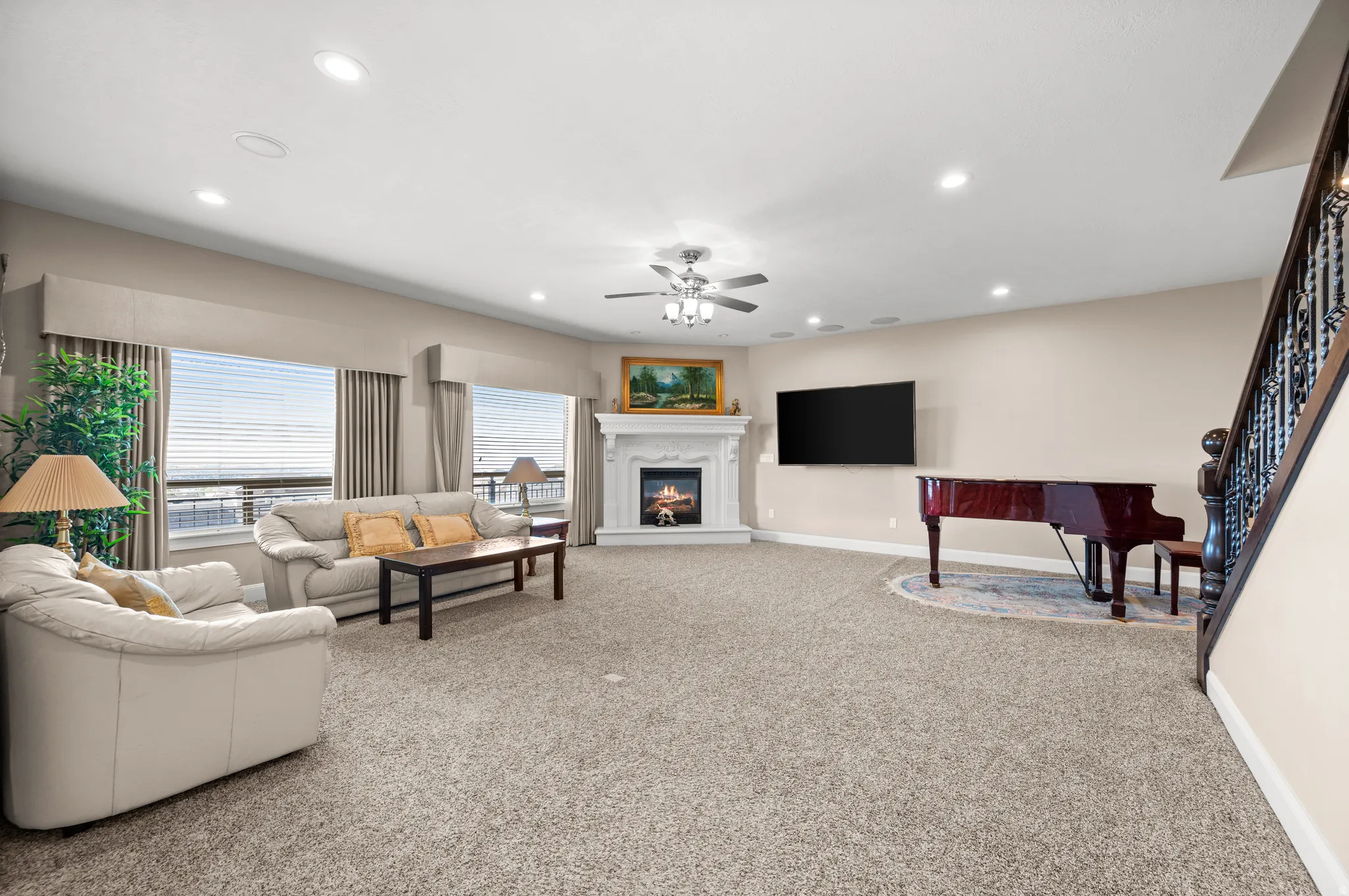 One of three inviting family rooms designed for gathering, relaxing, and making lifelong memories.