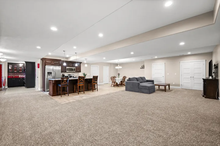 A fully appointed second kitchen creates endless possibilities for entertaining, extended family, or multigenerational living.