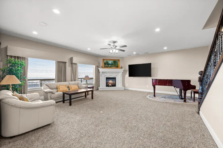 One of three inviting family rooms designed for gathering, relaxing, and making lifelong memories.