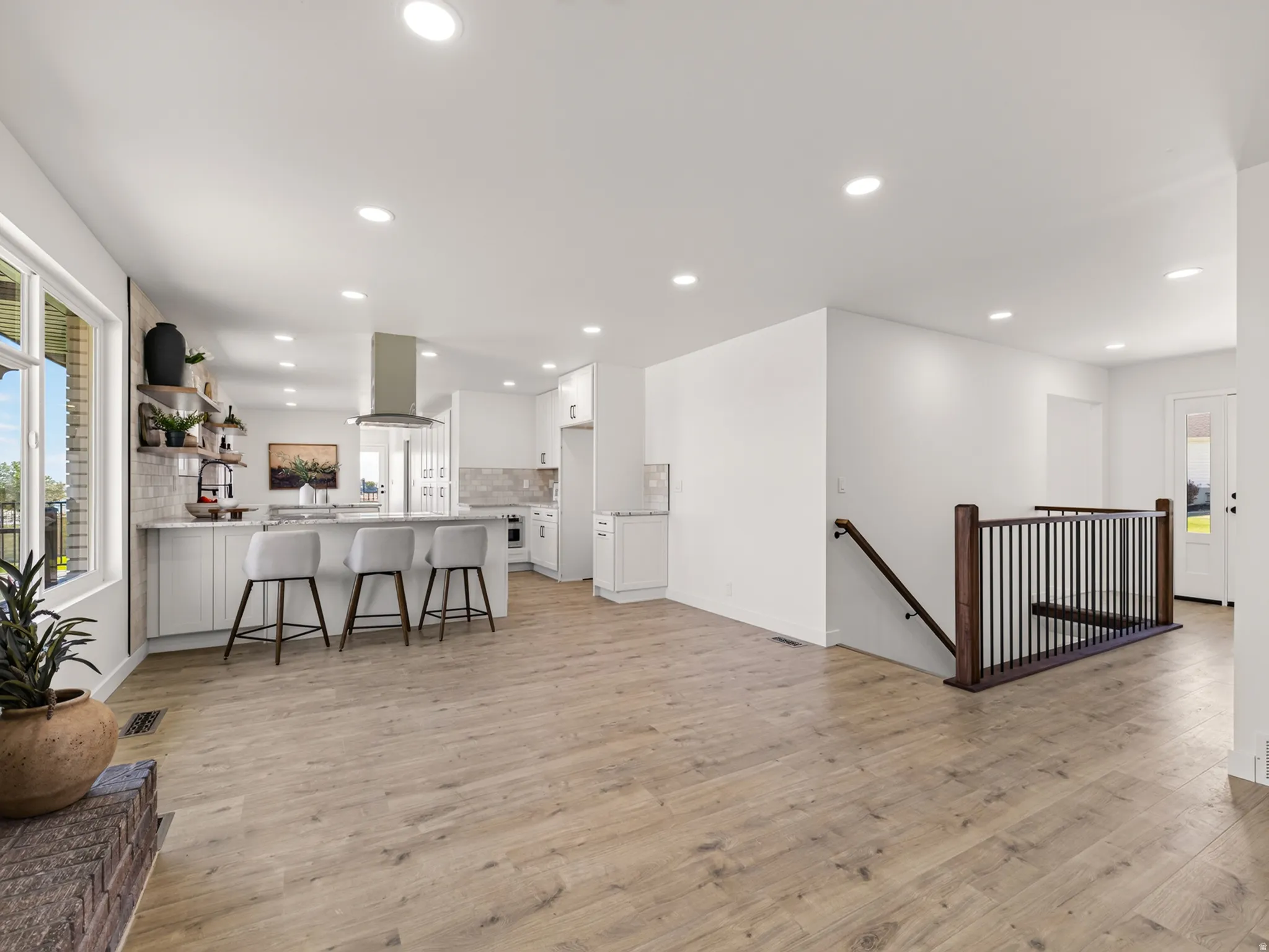 Open concept living space