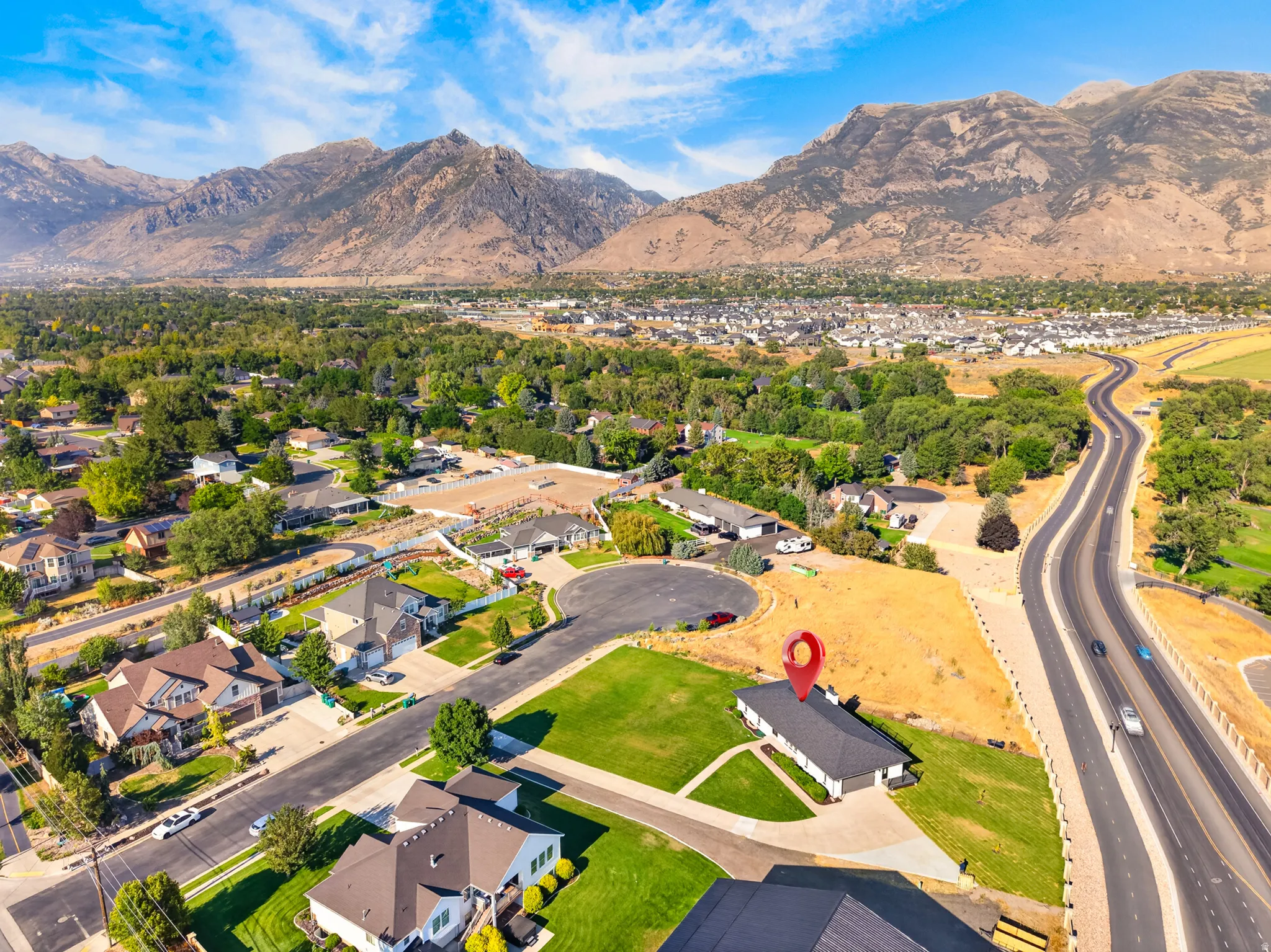 Stunning views from property