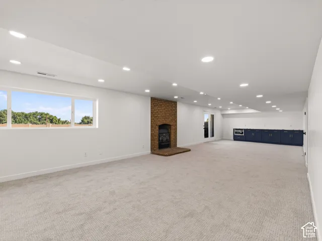 2nd fireplace in basement