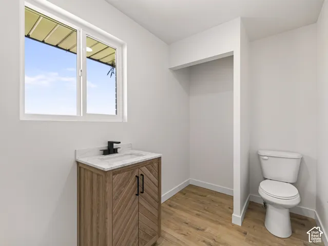 Combined half bath/laundry room