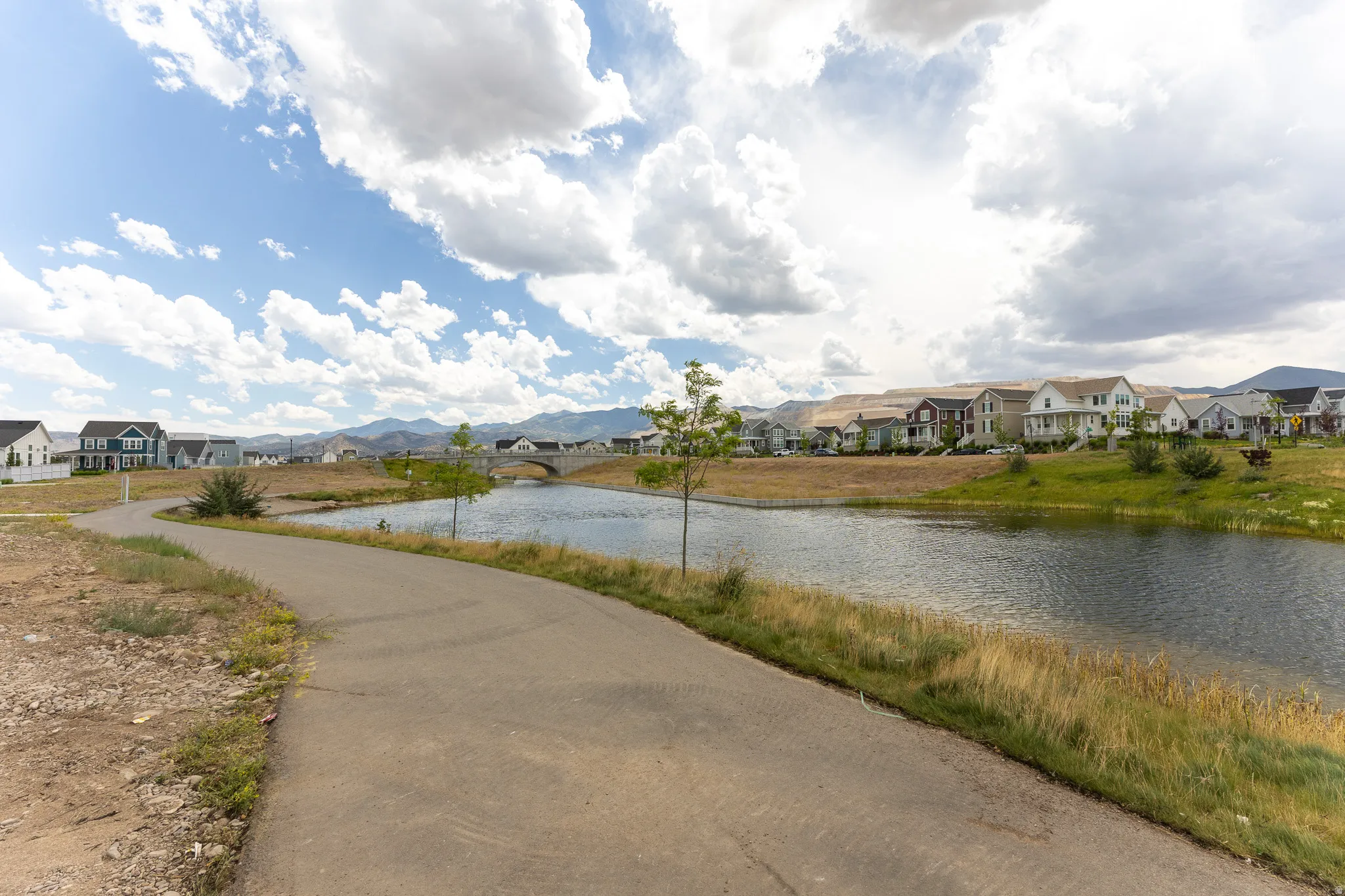 Ground View from the Front of the Home Lot