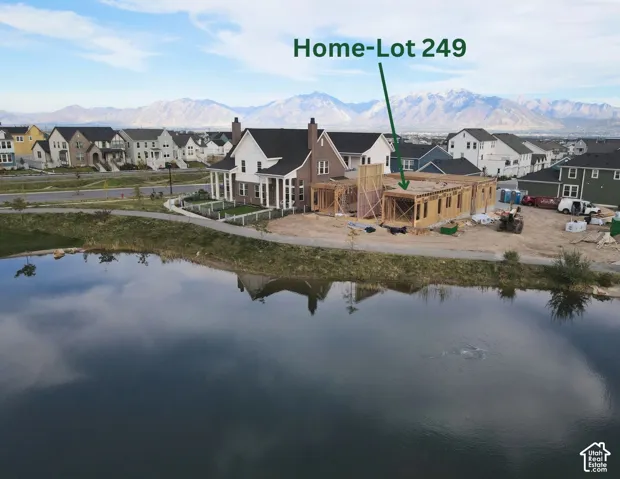 Aerial of actual Waterfront location