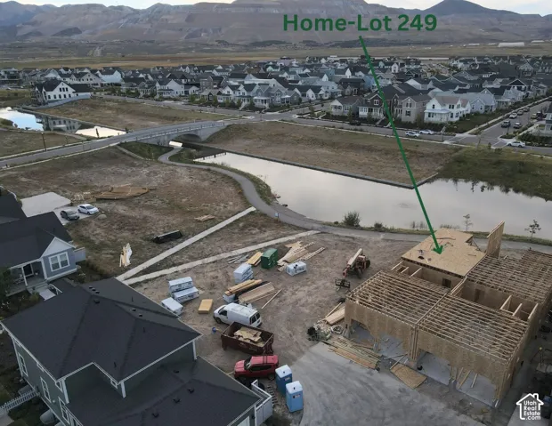 Aerial of actual Waterfront location