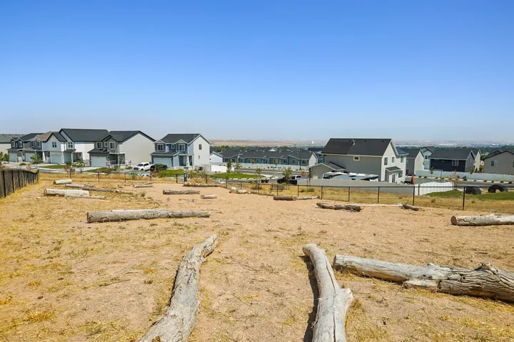Expansive outdoor area with a natural, arid landscape