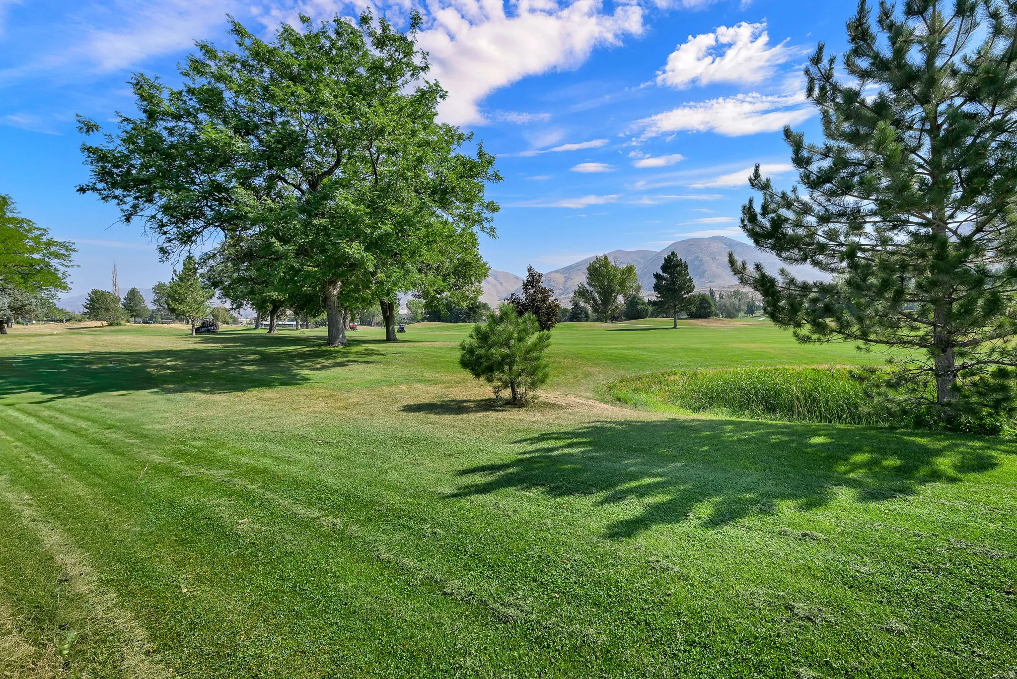 Golf Course is just across the street