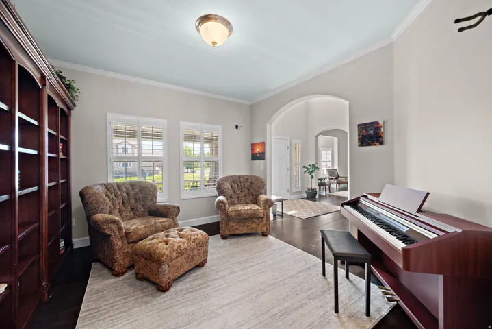 Formal dining room/music room
