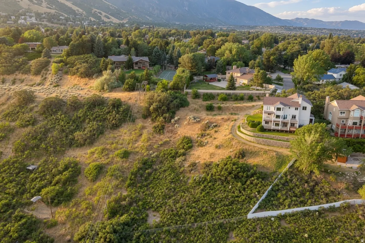 Expansive hillside property featuring established homes and mountainous terrain