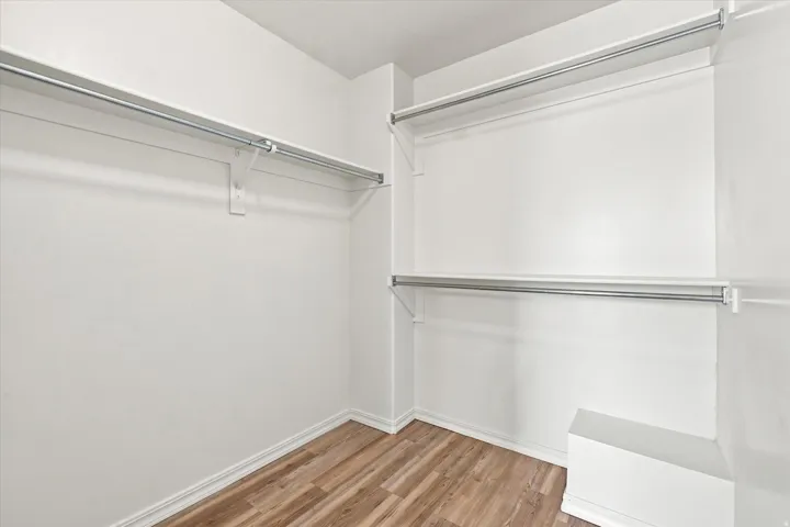 Walk-in closet for Primary Bedroom