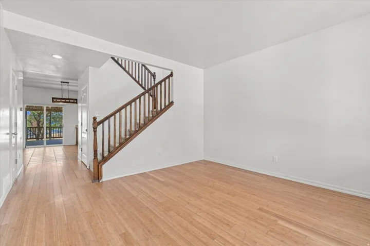 Living room off of front door entry