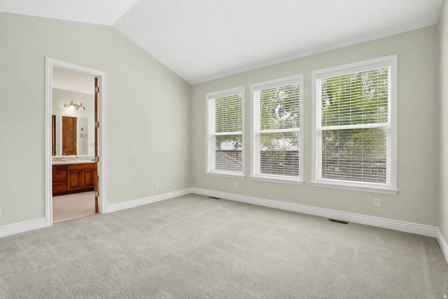 Main floor primary bedroom