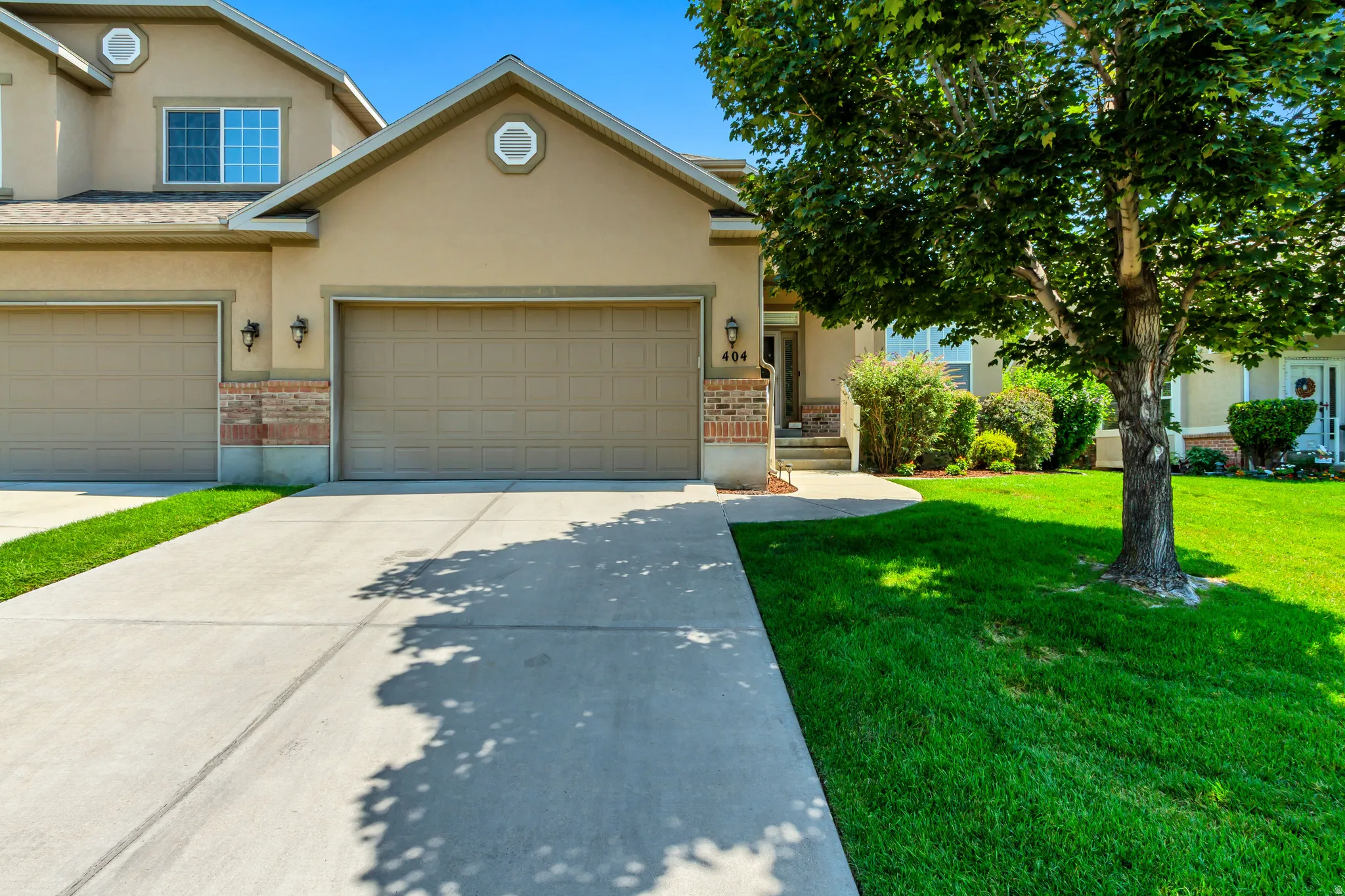 Two-car garage