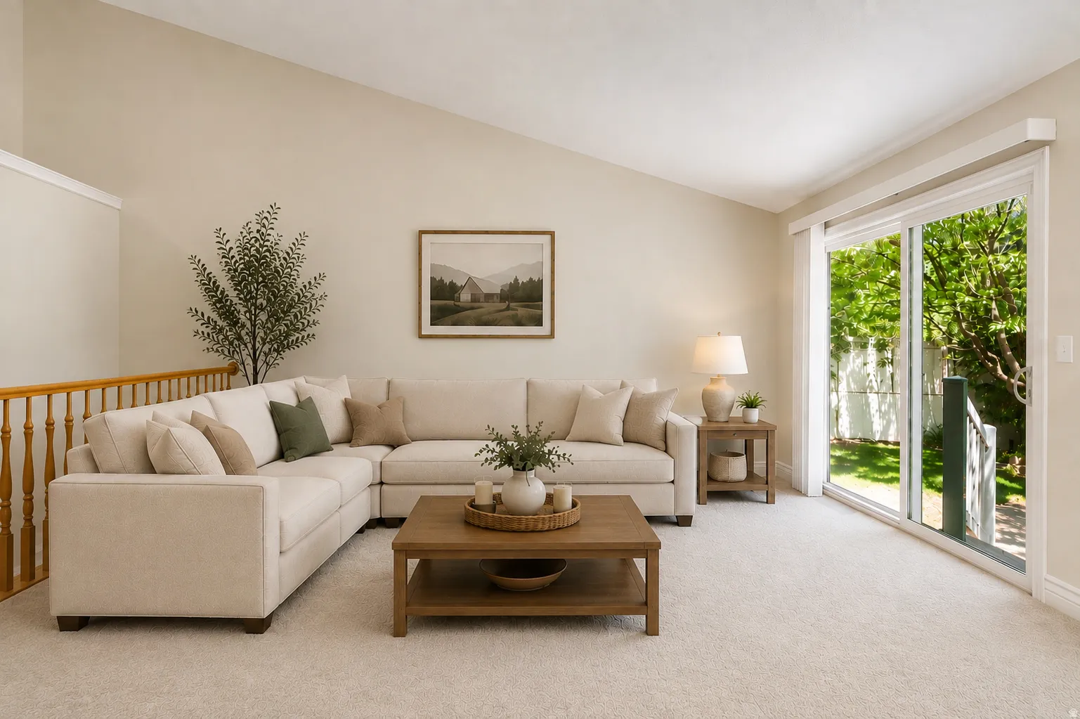 Virtually staged to show possibilities.