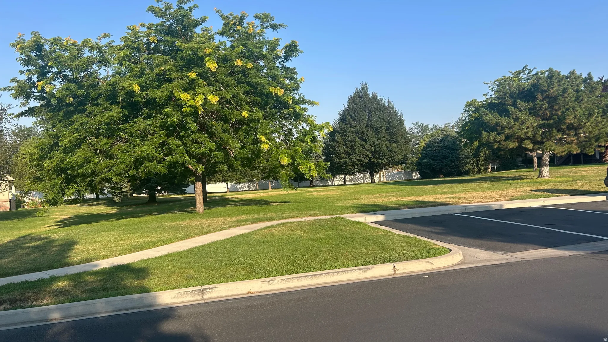 Green space and extra parking DIRECTLY across from home.
