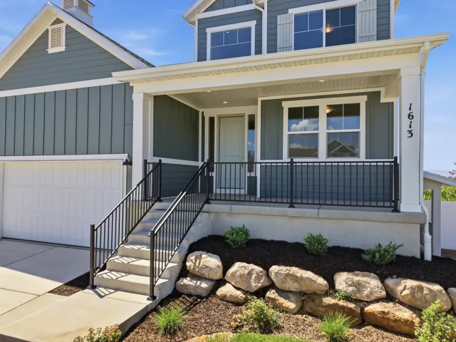 Covered front porch