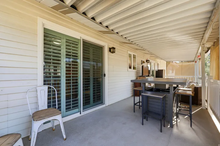 Covered Back Deck
