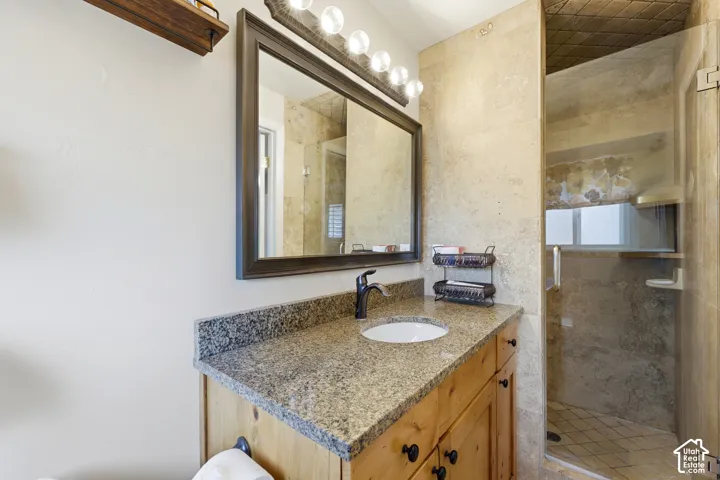 Walk in Shower in Master Bedroom