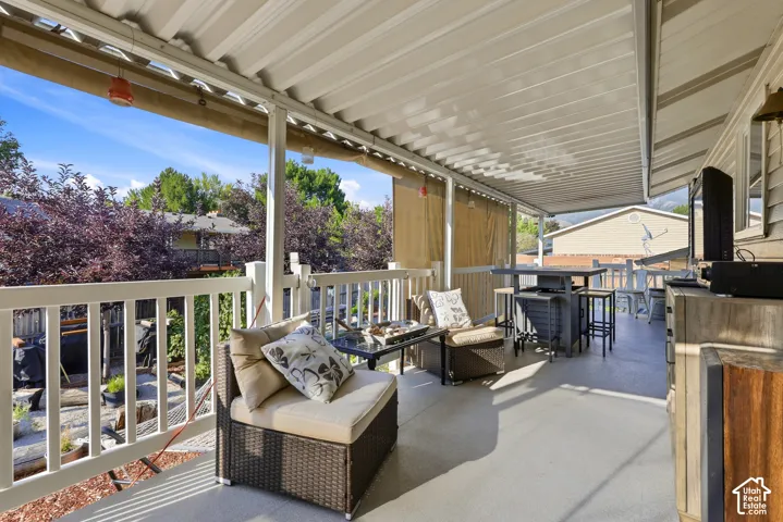 Covered Back Deck