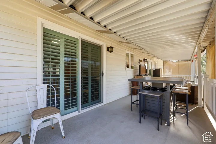 Covered Back Deck