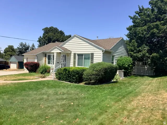 Traditional-style residence view from the east side of the property.