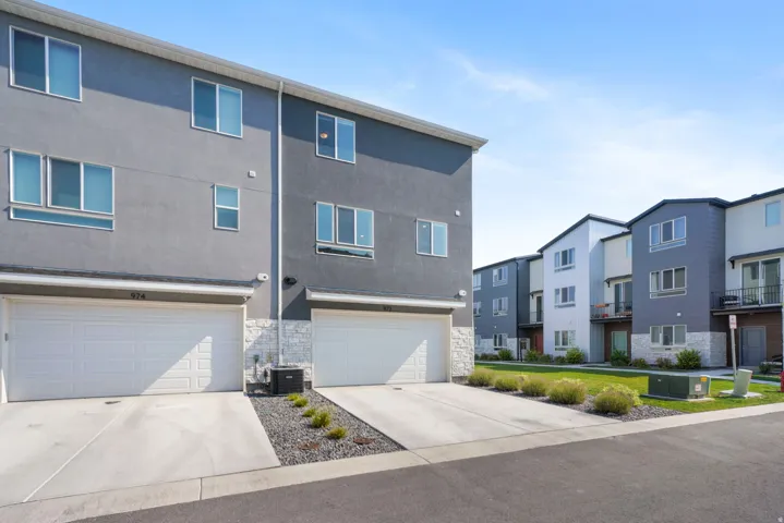 Contemporary exterior with multi-story design