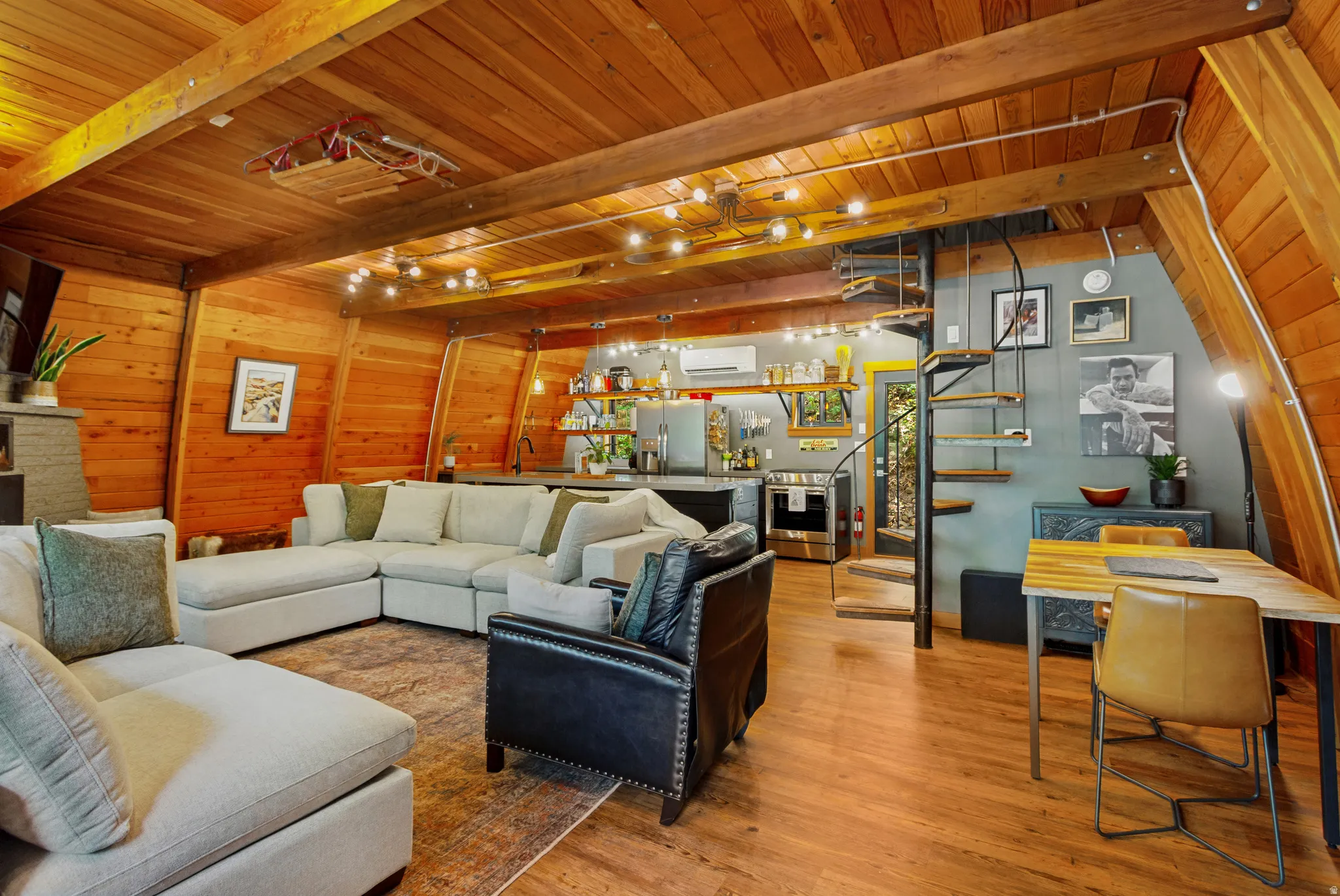 Living and Dining areas
