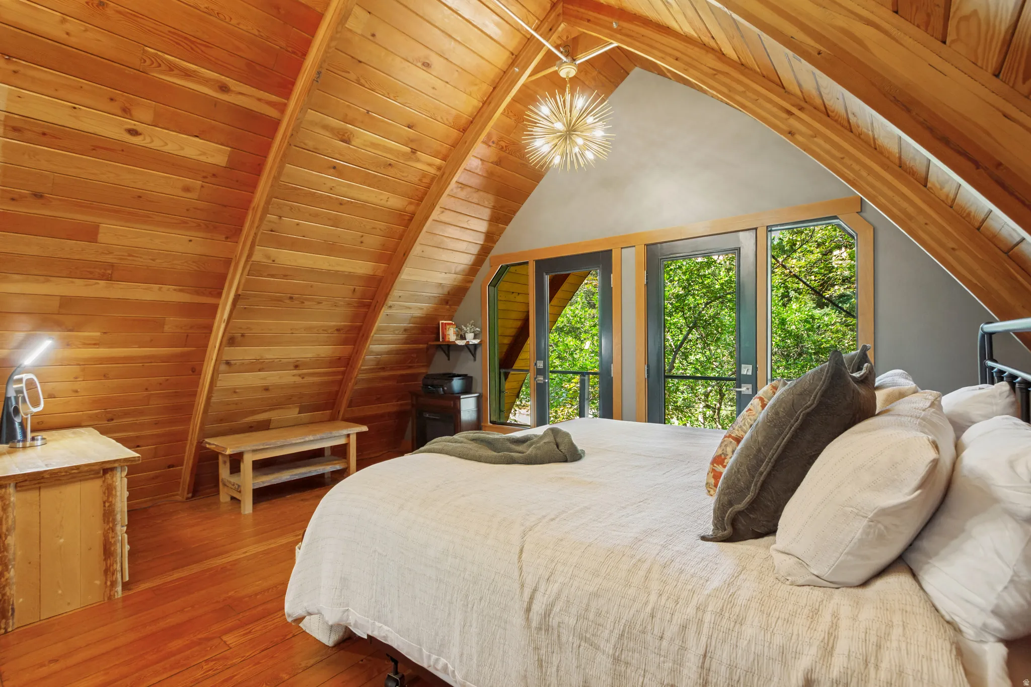 Gorgeous gothic a frame ceilings