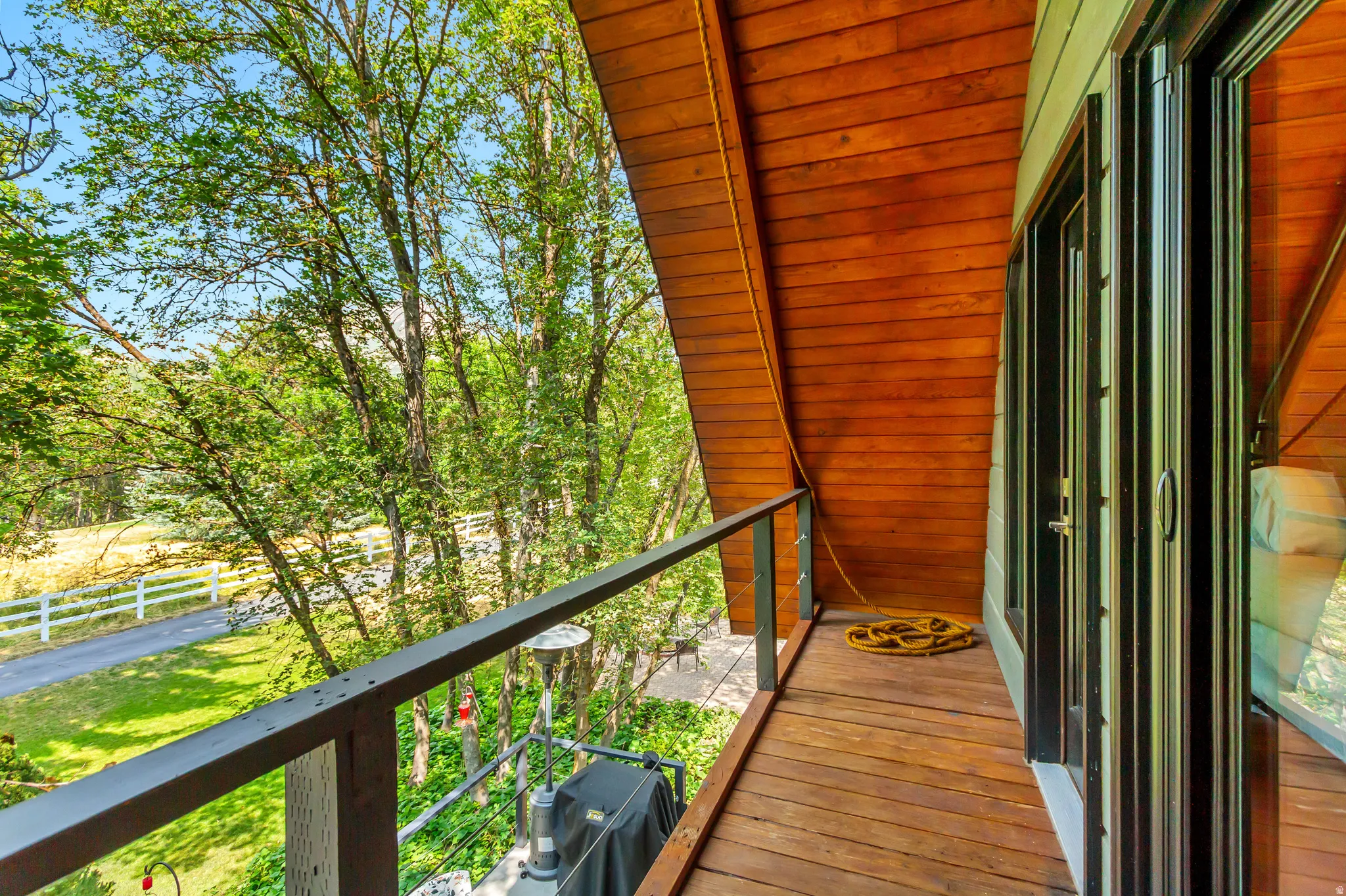 Enjoy some time on the upper balcony