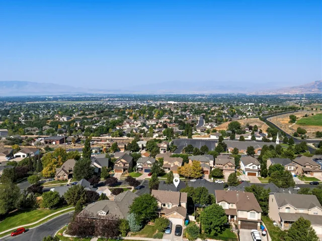 Expansive neighborhood setting with established homes and mature trees