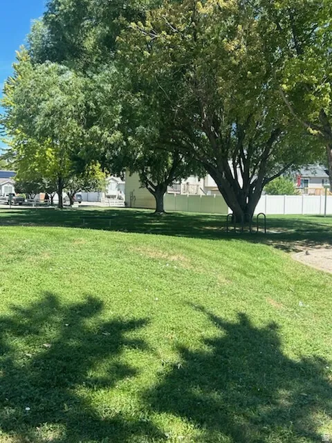 HOA community park with open green spaces and recreational amenities