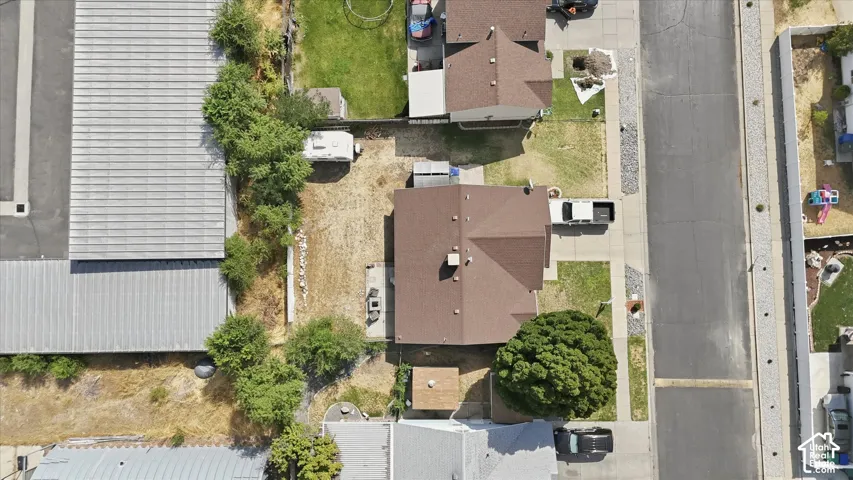 Brown shingle roof