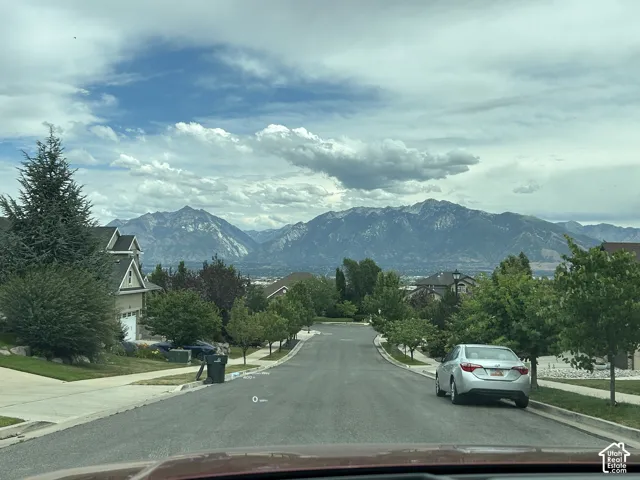 Mountain range backdrop