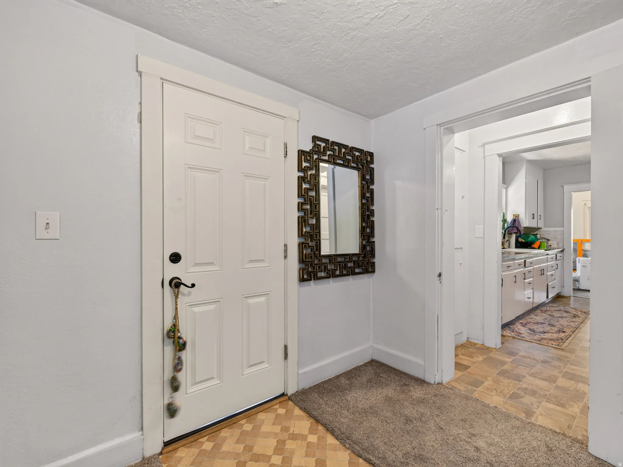 Back door by kitchen