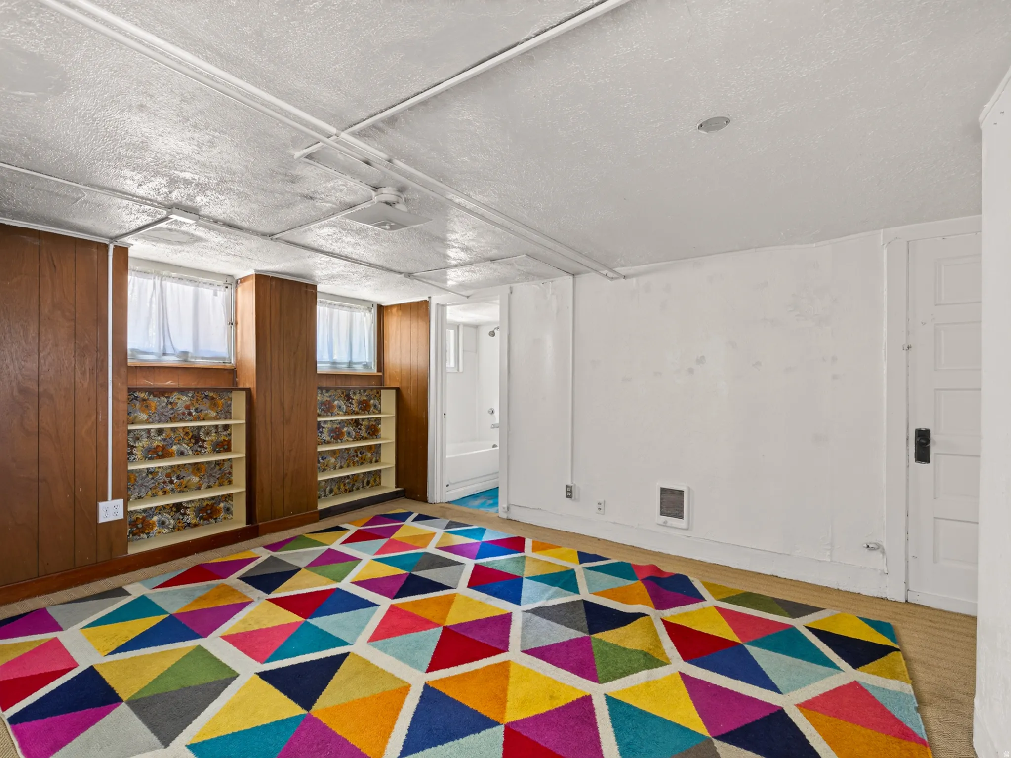 Built-in shelving