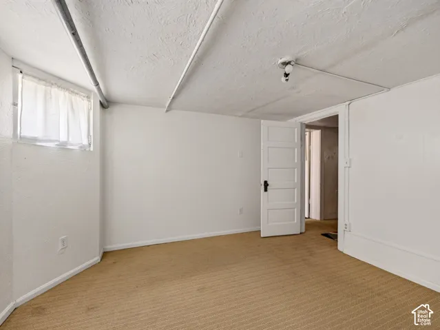 Carpeted bedroom