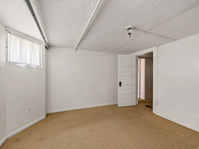 Carpeted bedroom