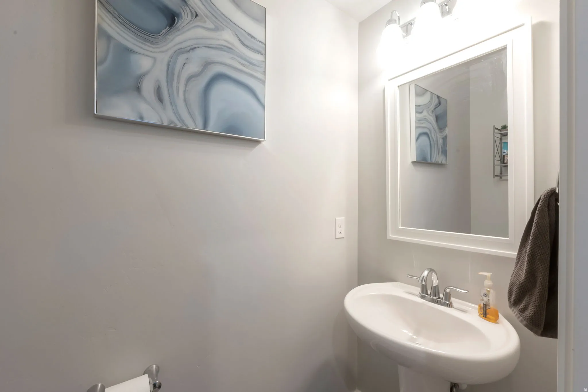 Main floor half bath