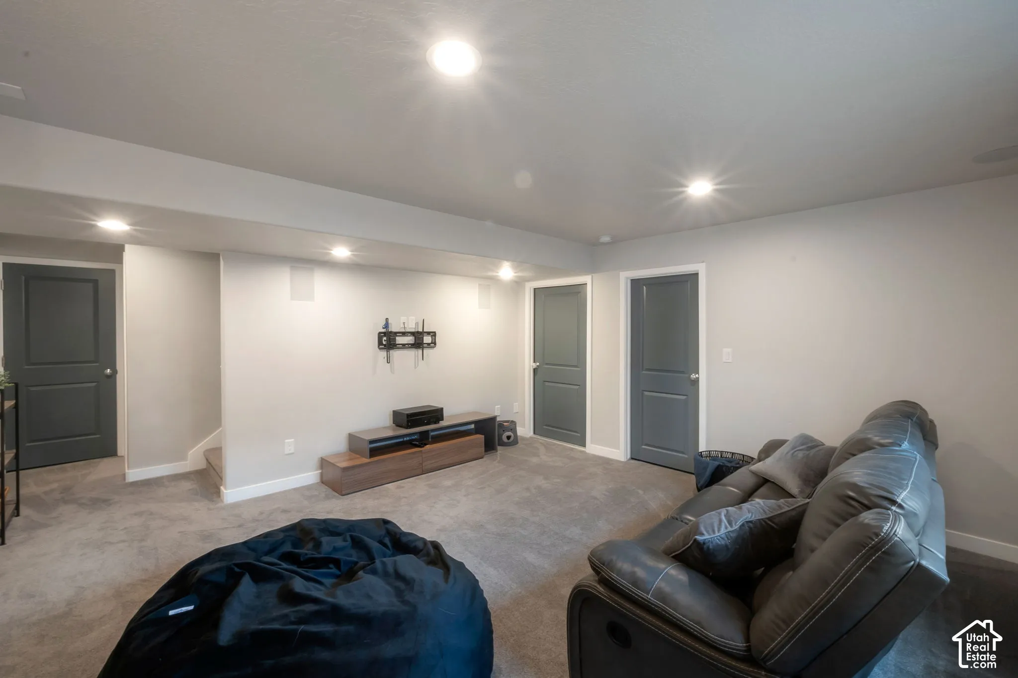Basement family/entertainment room
