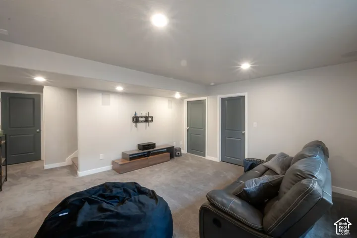 Basement family/entertainment room