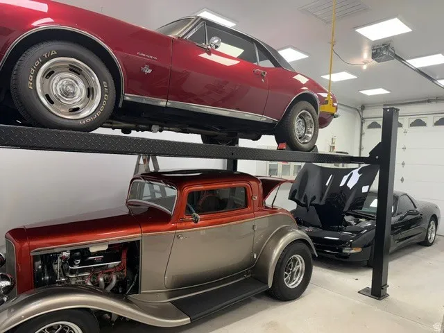 2 car tandem detached garage for car enthusiasts as well as RV and recreational vehicle storage.