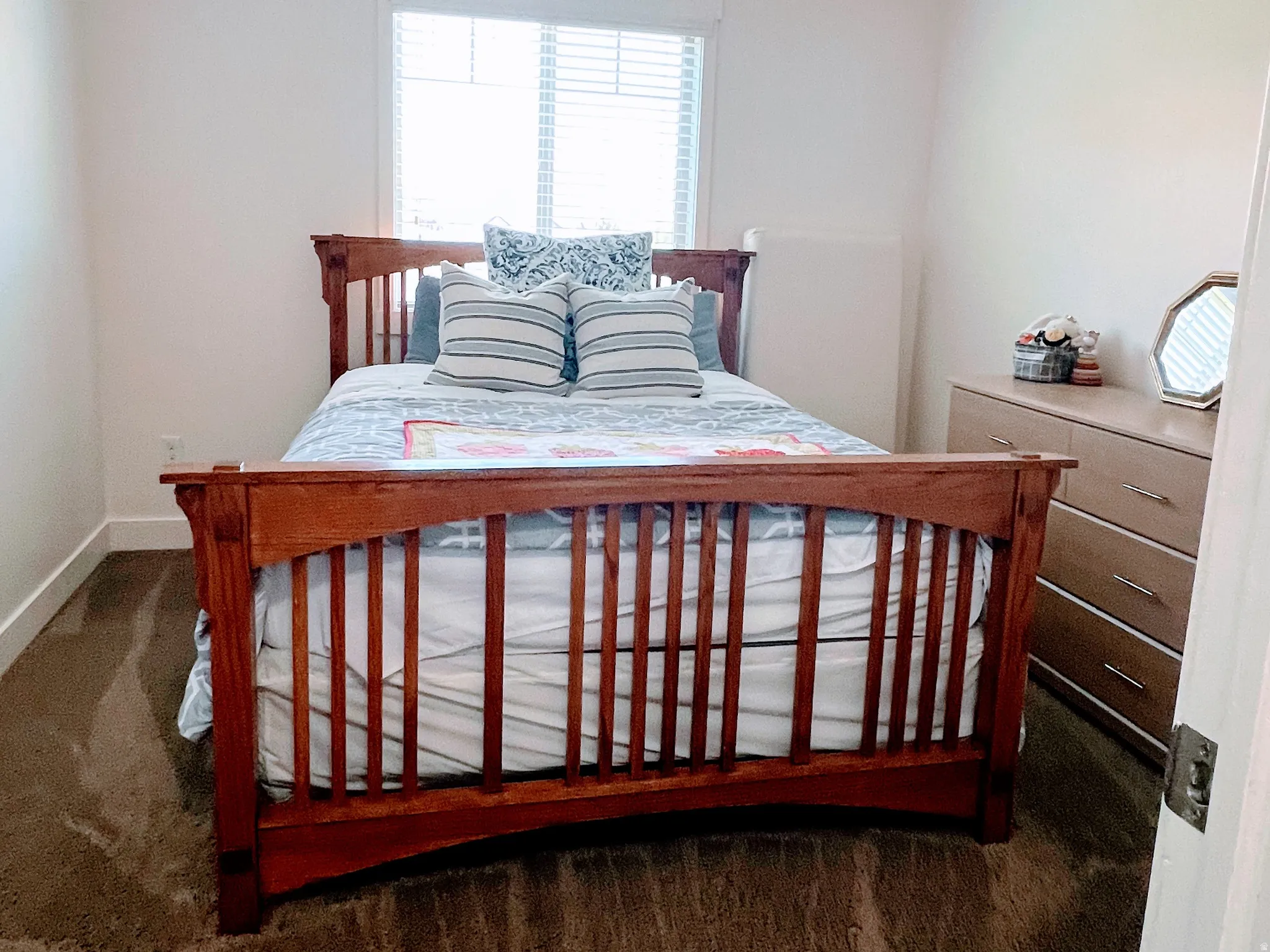 Window with horizontal blinds