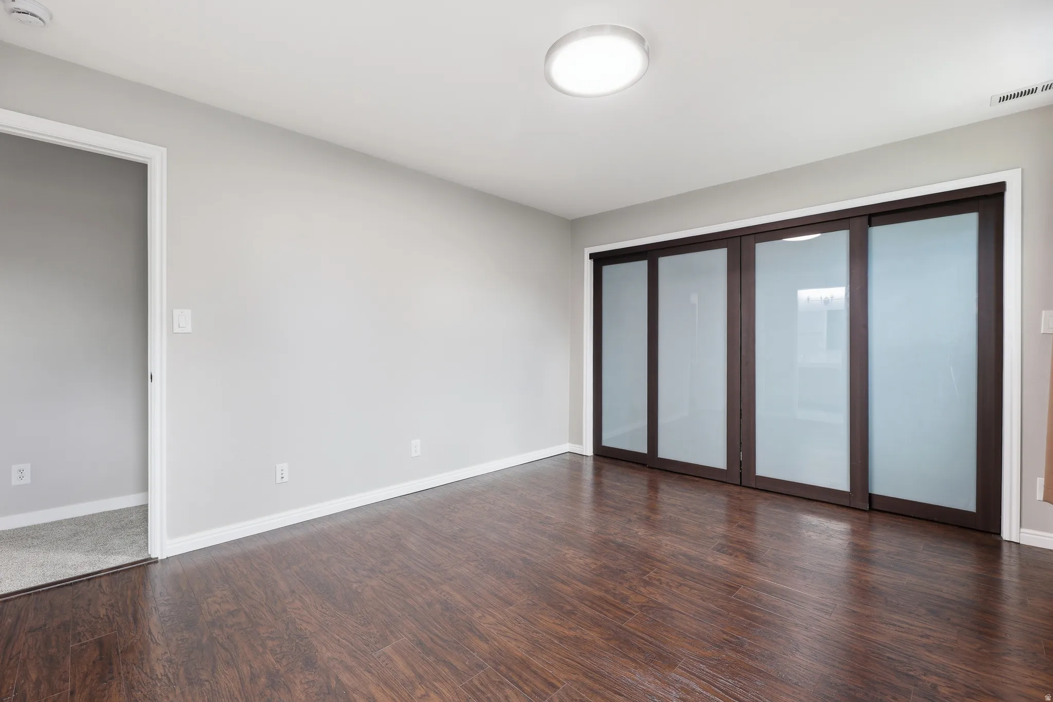 Wood-finish flooring with a satin finish