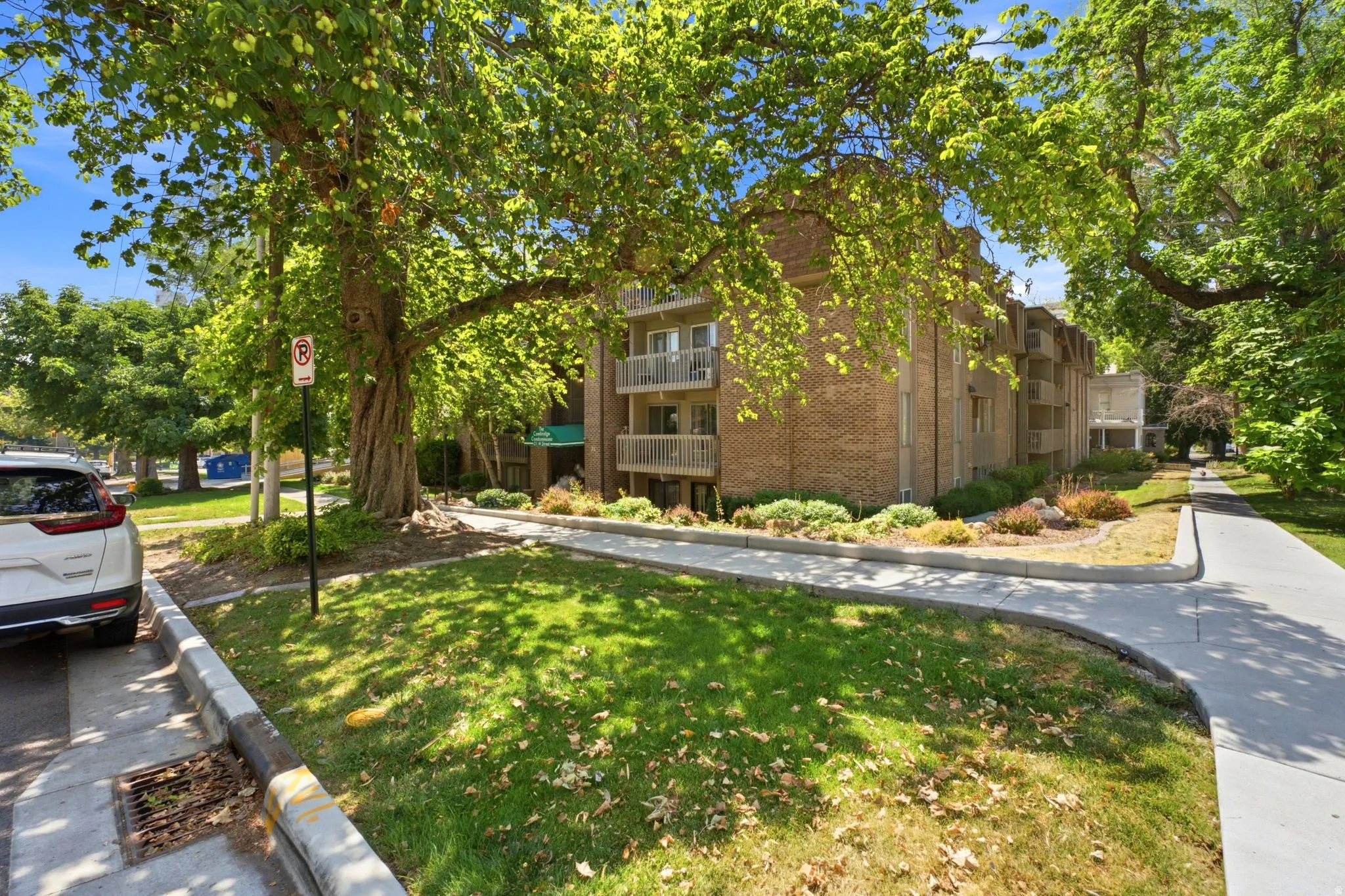 Brick exterior construction with multiple private balconies