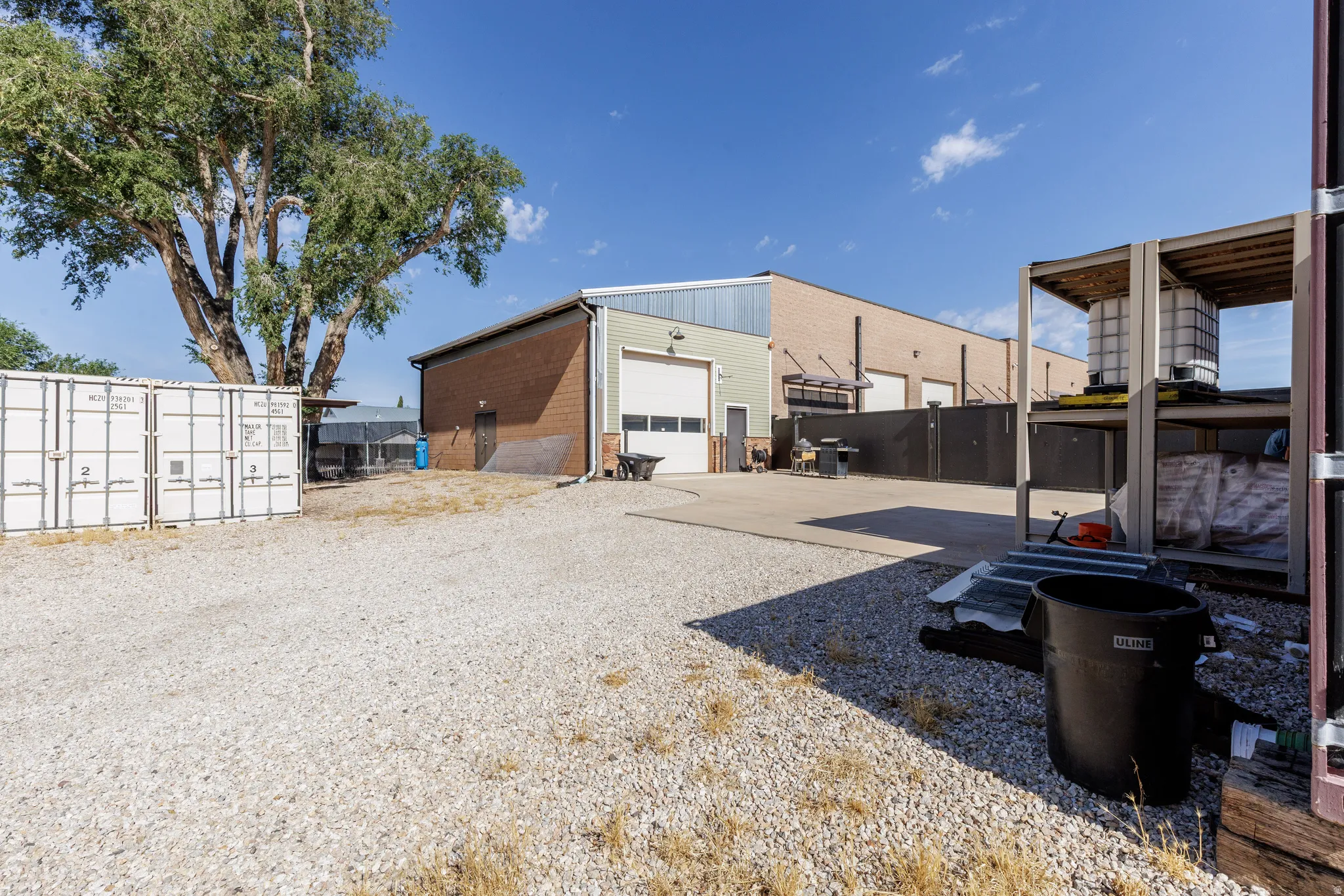 Yard — trailer and equipment staging