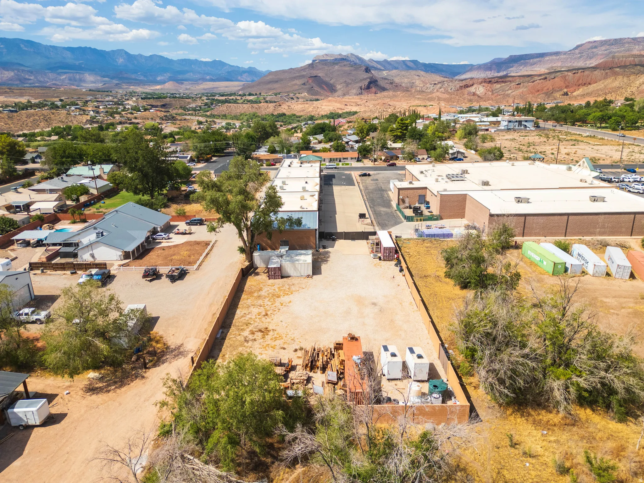 Aerial — site within La Verkin Business Park