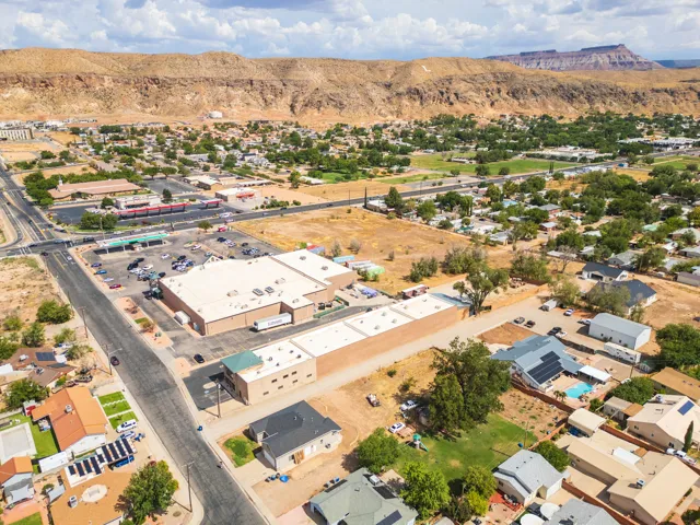 Aerial — La Verkin town center